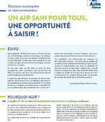 Collectivités - l'Air un enjeu transversal des politiques publiques