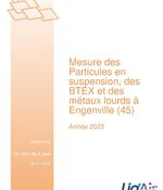 2023 - Etude qualité de l'air à Engenville à proximité de SIDESUP