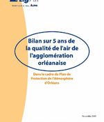 Bilan sur 5 années de la qualité de l'air d'Orléans